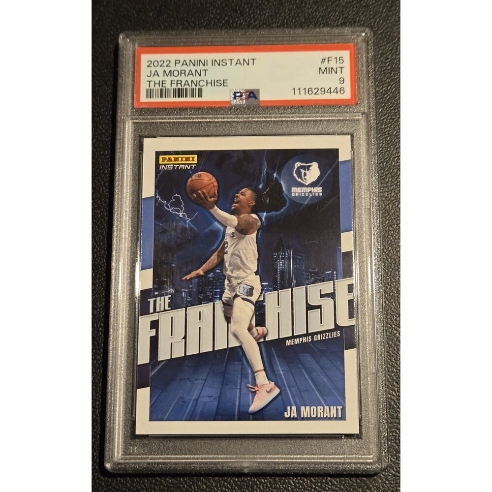2022-23 Panini Instant NBA The Franchise #F15 Ja Morant #/1436 PSA 9